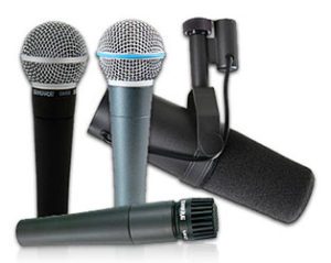 micrófonos para estudios de grabación