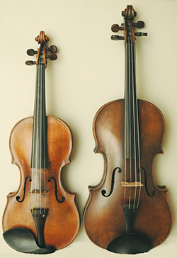 Viola y violín