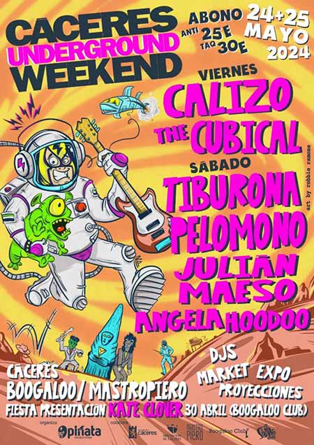 caceres underground weekend 2024