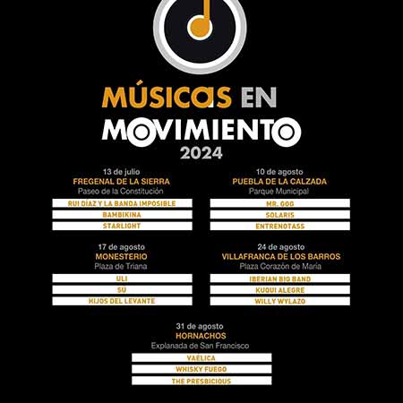 músicos en movimiento 2024