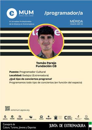Tomás Parejo, Fundación CB - Especial MUM 2025 tomas parejo mum 2025