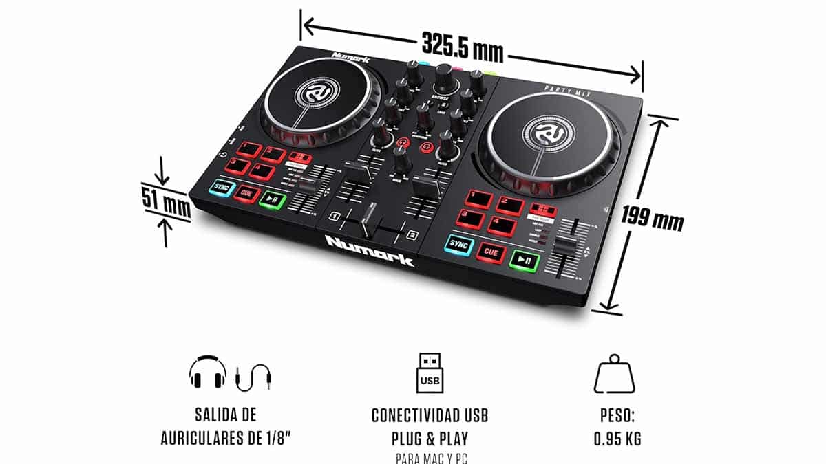 Numark Party Mix II en Acción: Review Profesional + Comparativa Numark Party Mix II