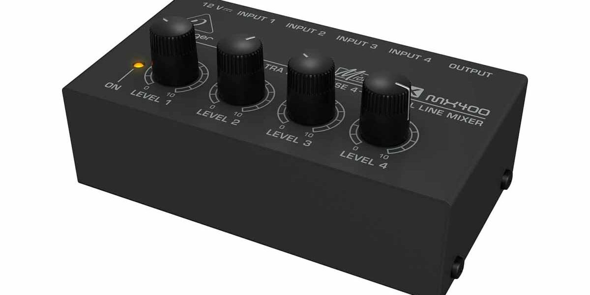 Behringer MICROMIX MX400: El Mini Mezclador Más Eficiente del Mercado behringer micromix mx400