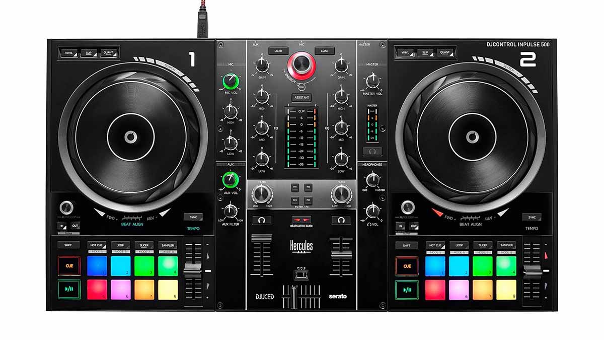 Hercules DJControl Inpulse 500: ¿Sigue Siendo una de las Mejores Controladoras para DJs? hercules djcontrol inpulse 500