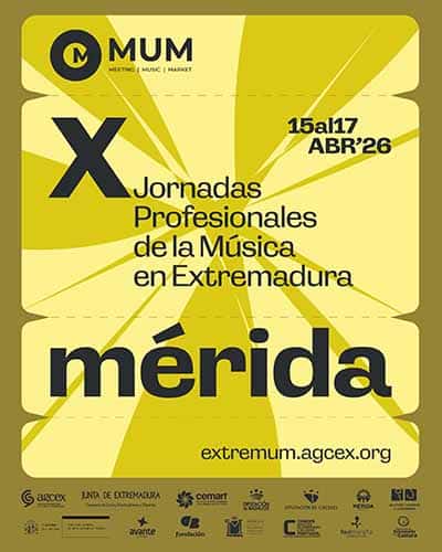 La MUM 2026 celebra su décimo aniversario con tres días de música, industria y talento en Mérida MUM 2026